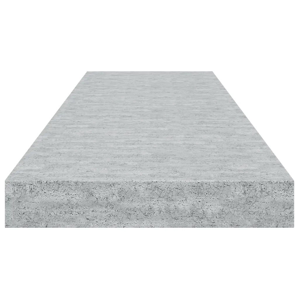 Scaffale a Parete Grigio Cemento 80x23,5x3,8 cm in MDF 326600