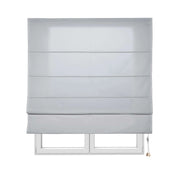 Tenda a Pacchetto Con Aste, Traslucida Per Finestre e Porte Grigio 75x175 cm