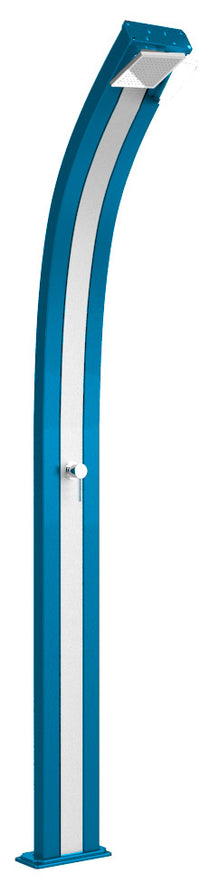 Doccia da Giardino Miscelatore Arkema Spring Fascia Inox Light Blu