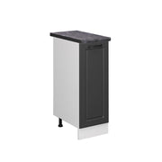 Armadio cucina dispensa alto R-Line Antracite rustico/Bianco 30 cm, PL Antracite Vicco