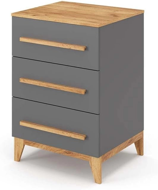 Cassettiera Malia, Cashmere/Artigianale, 60 x 88 cm, per riporre vestiti e giocattoli nella cameretta dei bambini