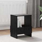 Scaffale per riviste Rovere Nero 35 x 30 x 45 cm 890970