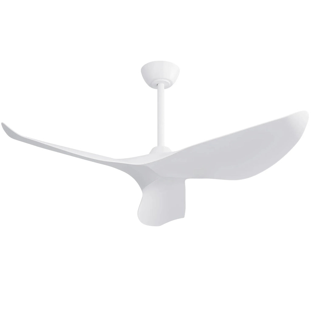 Ventilatore da soffitto 96,5 cm senza luce, motore DC e telecomando, per interni/esterni, moderno, per camera e soggiorno