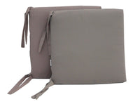Set 2 Cuscini per Sedia da Giardino 45x45x5 cm in Dralon Allegro Taupe