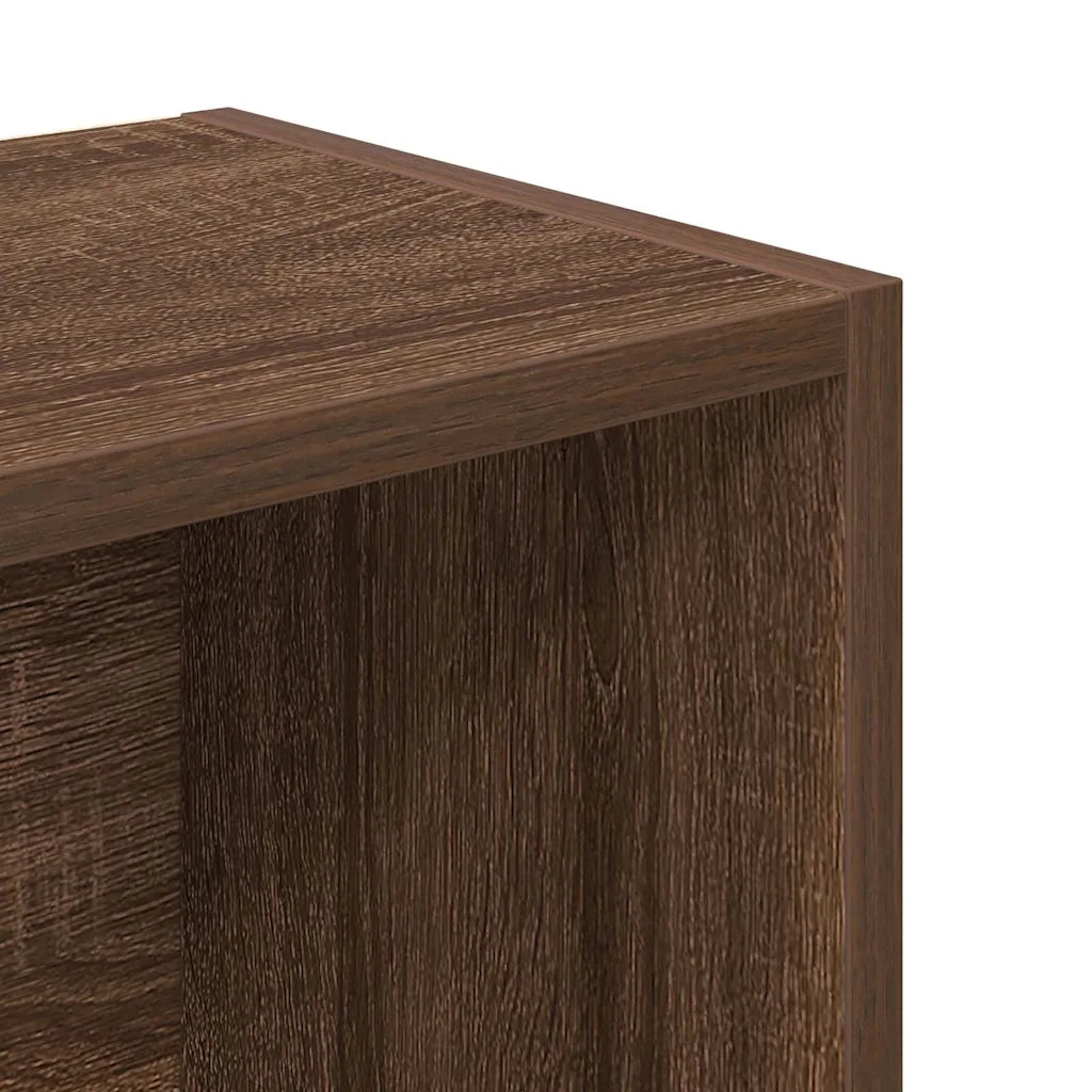 Libreria Rovere Marrone 31x24x102 cm in Legno Multistrato