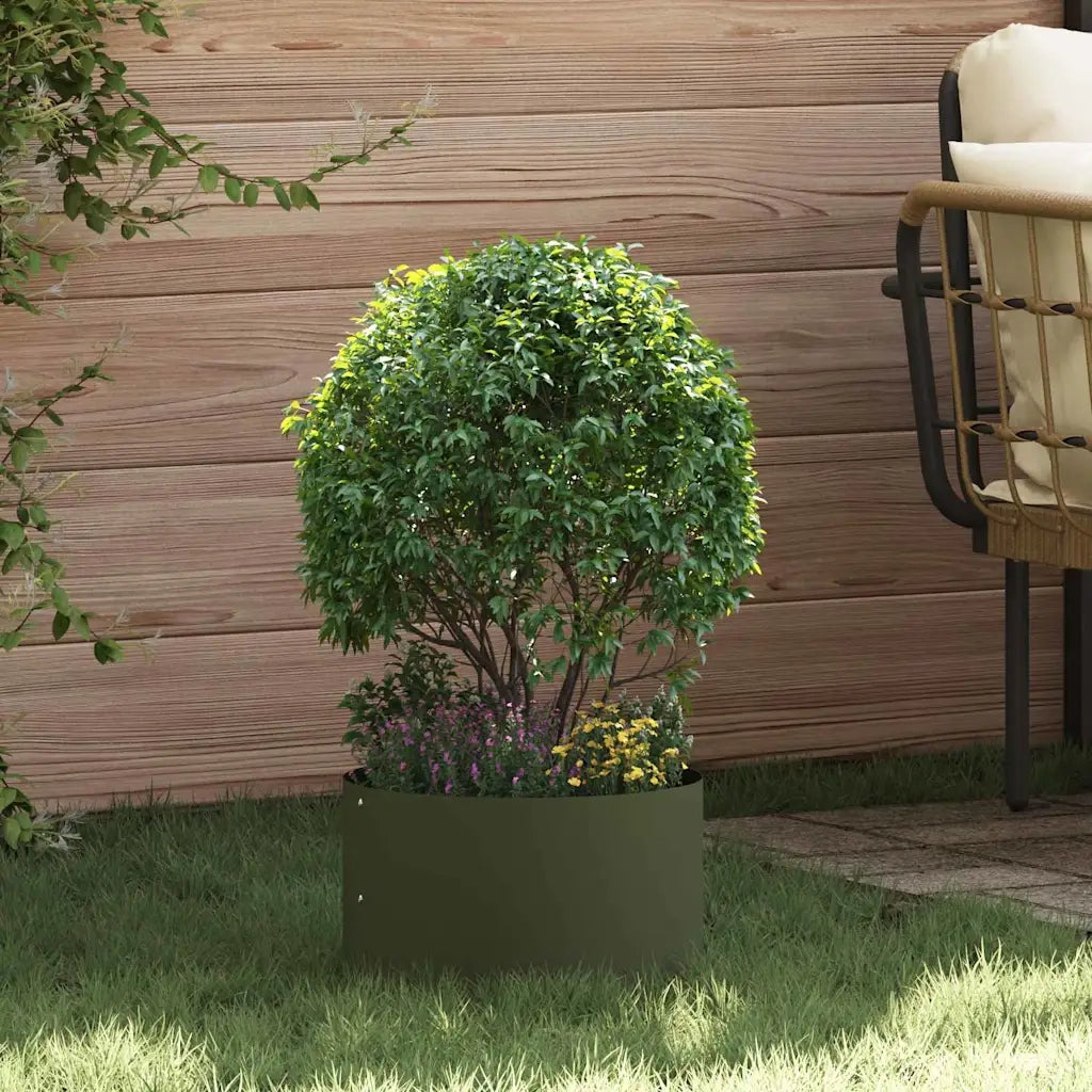 Anello per vaso Verde oliva 30 x 30 x 20 cm 873598