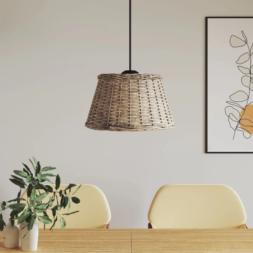 Paralume da Soffitto Marrone ?50x30 cm in Vimini CFW9006275