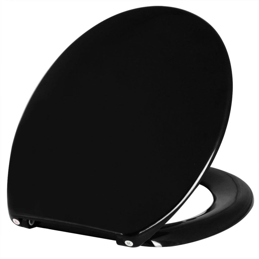Sedile WC con abbassamento automatico in duroplastica nera 19_0000693