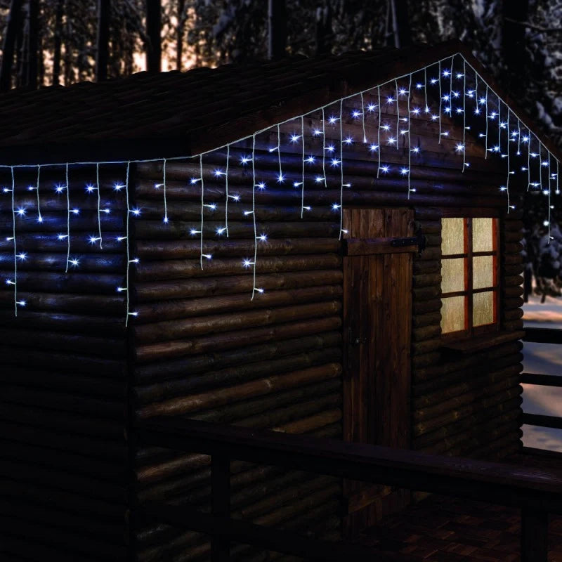 Catena 'Ice Light' 182 Led Luce Bianca 504x100cm 8 Giochi Luce Lotti