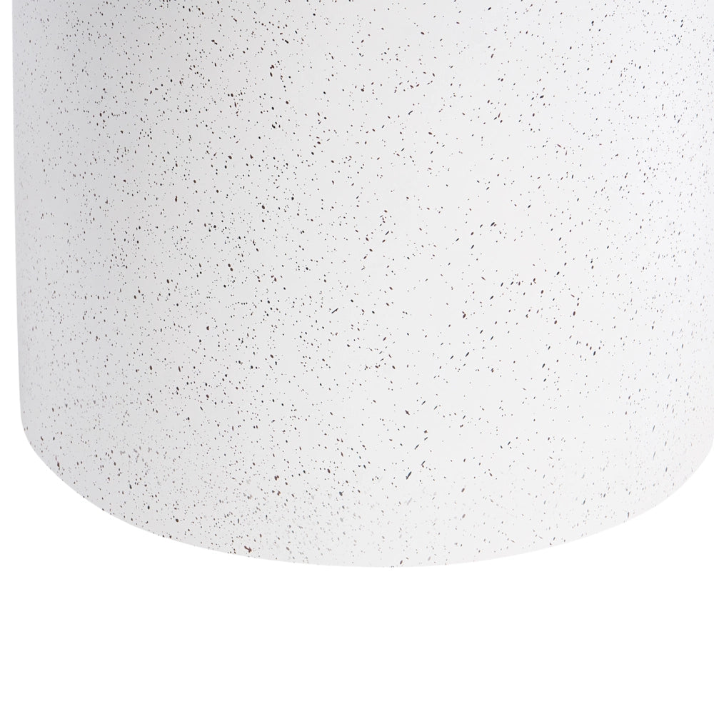 Tavolo da giardino effetto terrazzo bianco MgO 6 posti ruggine resistente alle intemperie forma irregolare sala da pranzo moderna per esterni e interni