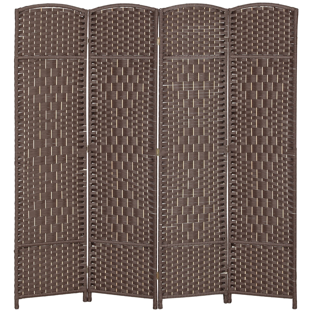 Paravent divisorio in legno ¨C Minimal ¨C marrone 180x180 cm