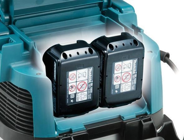 Makita DVC150LZ Aspirapolvere 18Vx2 LXT AC-DC 15L 70 W 15 L colore Multicolore