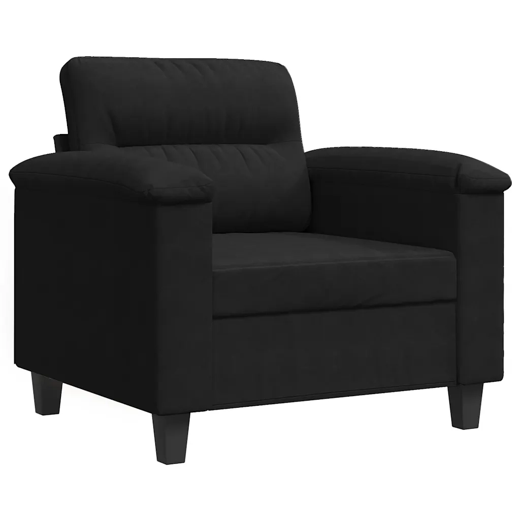 Poltrona Nera 60 cm in Microfibracod mxl 85446