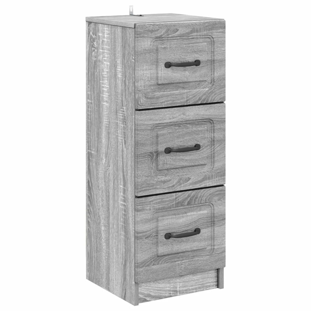 Mobile con Cassetti Grigio Sonoma 33 x 34,5 x 87 cm 895771