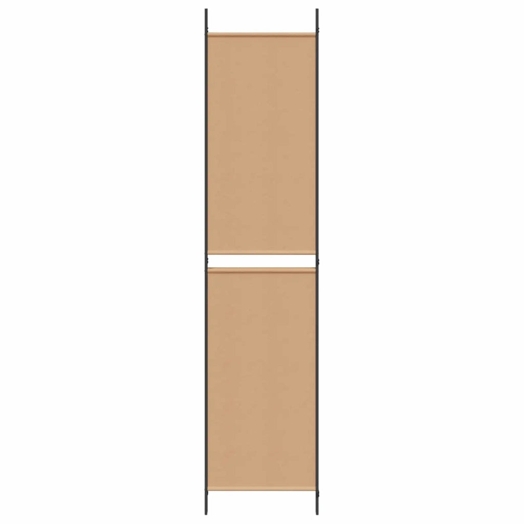 Pannello Divisorio a 3 Pannelli Beige 150 x 220 cm Tessuto 42039223
