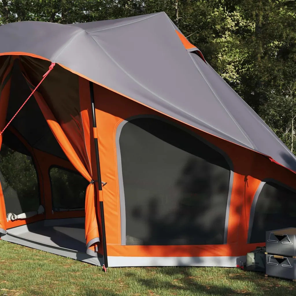 Tenda Tipi-Tenda da campeggio Grigio e arancione 508 x 470 x 300 cm taffet¨¤