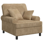 Poltrona XL con Cuscini Tortora Tessuto a 1,5 linee 42043482
