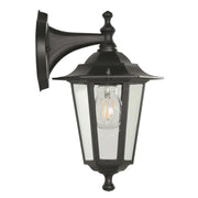 Applique Esterno Riley Alluminio Nero Giu&apos 1 Luce E27 Ip44