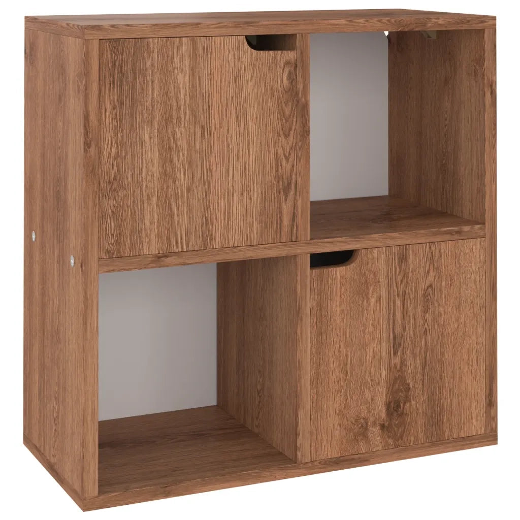 Libreria Rovere Marrone 60x27,5x59,5 cm in Truciolato cod mxl 9973