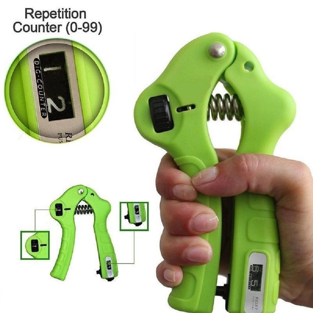 Trade Shop - Pinza Mano Hand Grip Potenziamento Muscoli Avambraccio Regolabile Con Contatore -