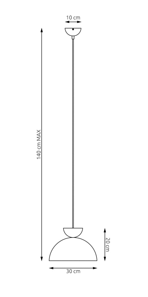 Lampadario Minimal Efesto Acciaio Nero Arancione 1 Luce Gx53 Ip20