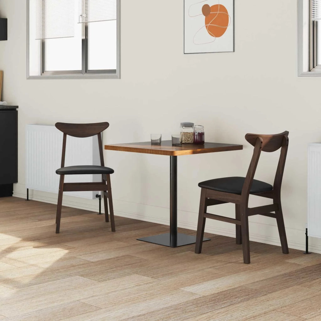 Sedie da pranzo 2 pz | Sedie da cucina Marrone Chiaro 42 x 47.5 x 81 cm