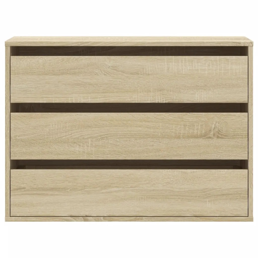 Cassettiera Angolare Rovere Sonoma 80x41x58cm Legno Multistrato