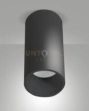 RAY PLAFONIERA NERA CILINDRICA A LED 15W 3000K 1440LM