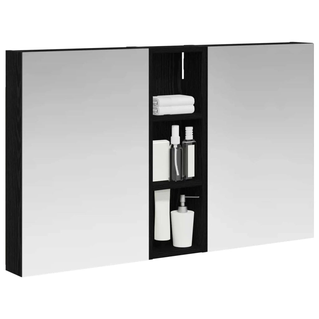 Set di Armadi da Bagno | Armadio da bagno con porta 3 pz 100 x 10,5 x 60,5 cm
