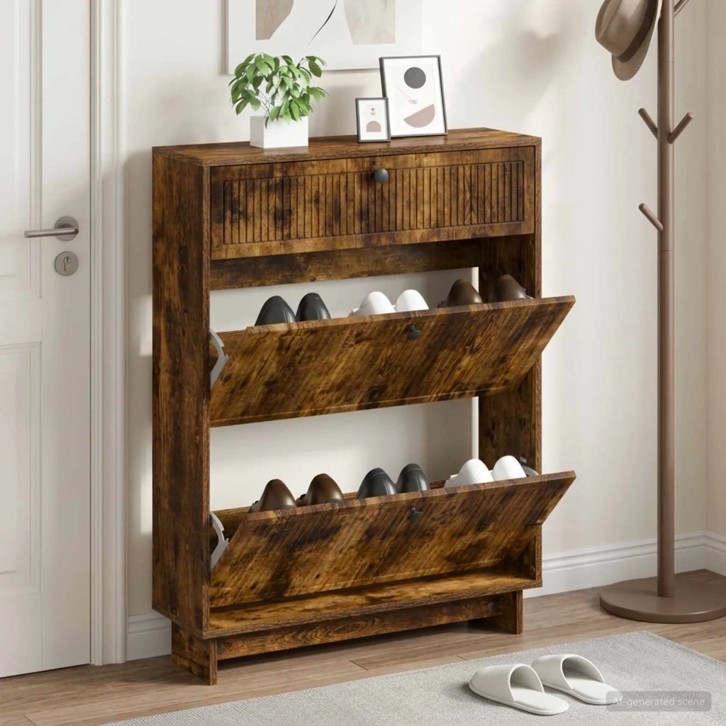 Mobile per scarpe EDE 78 x 24 x 103 cm Legno ingegnerizzato 896000