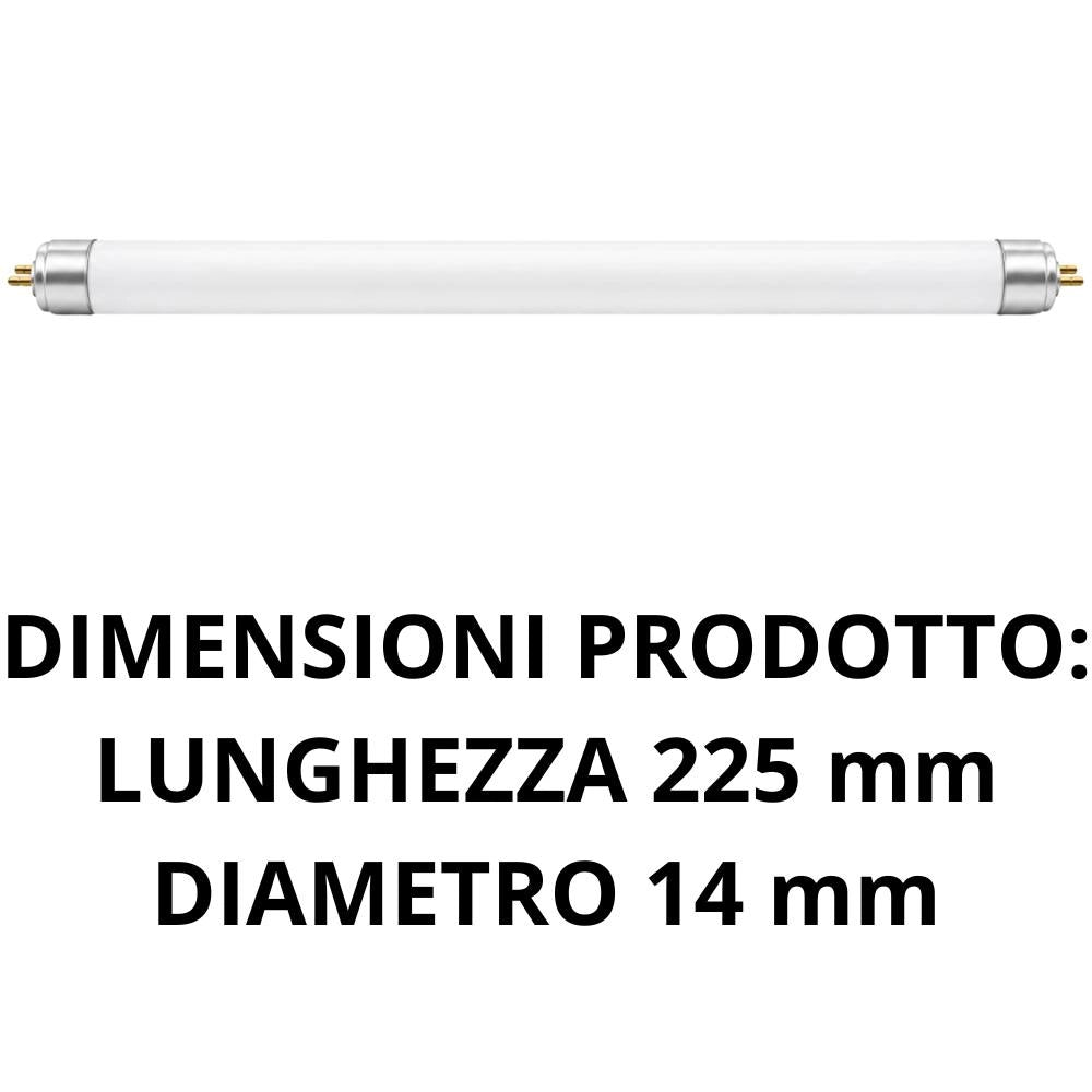 Tubo fluorescente wimex 2116 6w daylight attacco g5