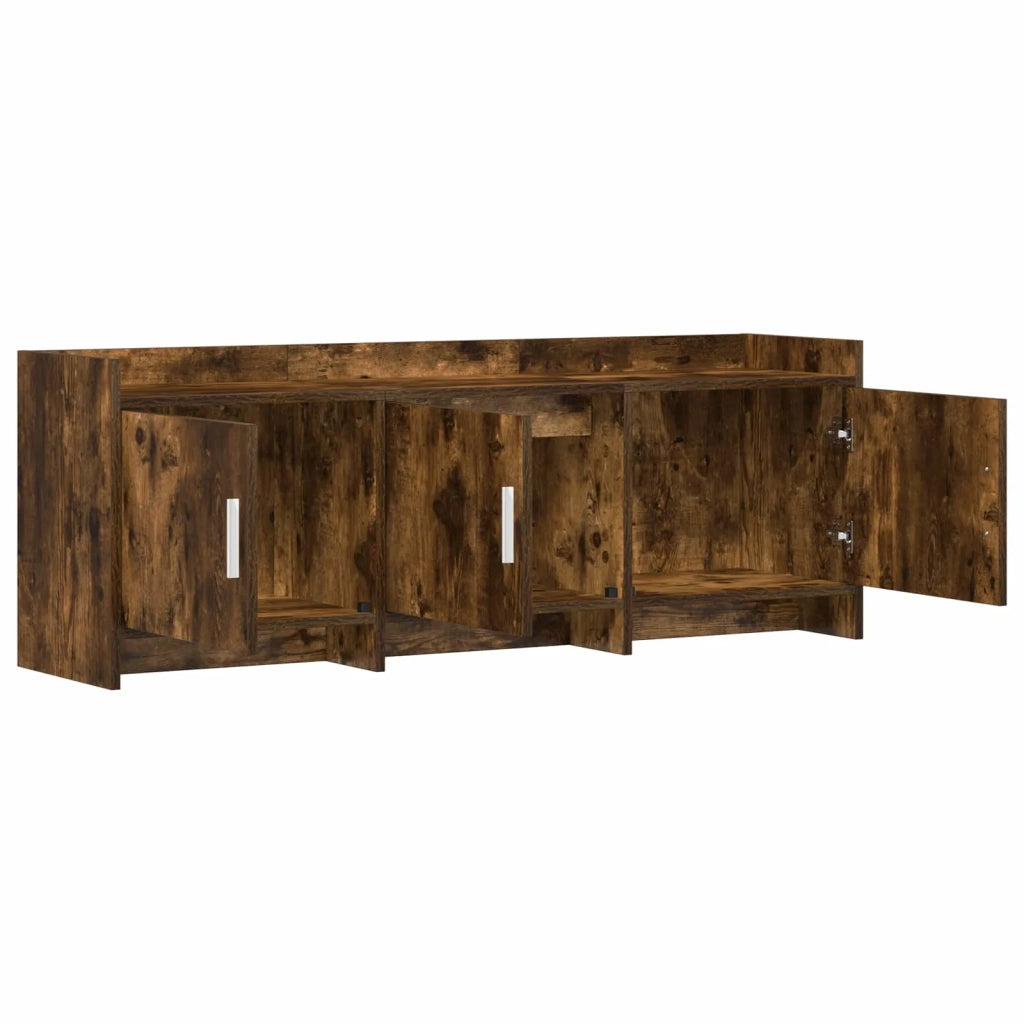 Mobile TV 130 x 33 x 47 cm Rovere Fumo Legno ingegnerizzato 8011199