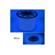 Bobina Striscia Led 220V Colore Blu Blue Impermeabile IP67 Interno Esterno 1 Metro