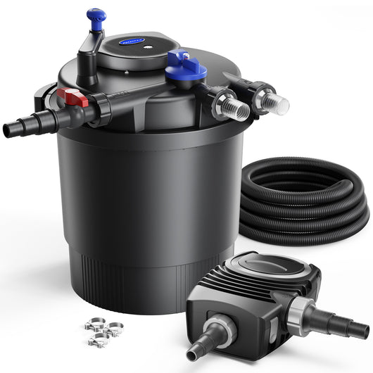 CPF-20000 SET 40000l 36W UVC NEO6000 Pompe Tubo Set per Laghetti