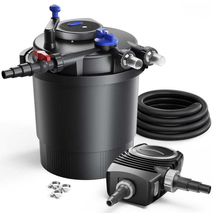 CPF-20000 SET 40000l 36W UVC NEO6000 Pompe Tubo Set per Laghetti