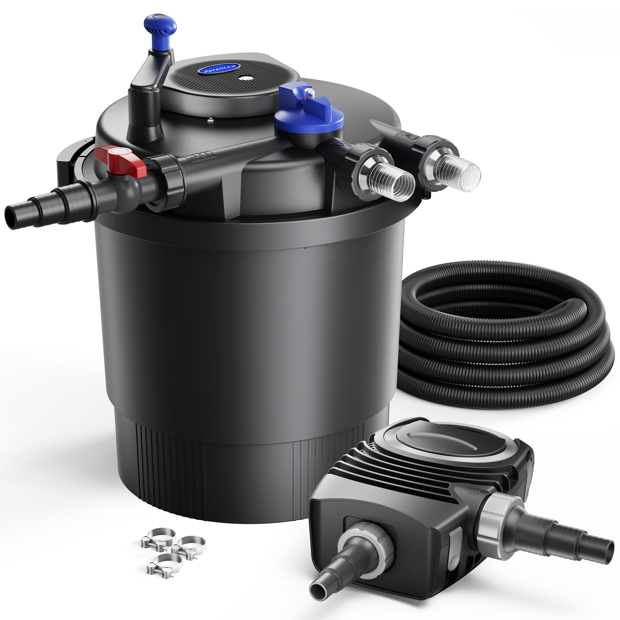 CPF-20000 SET 40000l 36W UVC NEO6000 Pompe Tubo Set per Laghetti