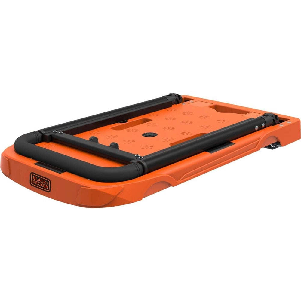 Carrello Piattaforma per Trasporto Portata 90kg Pieghevole con Manico Regolabile