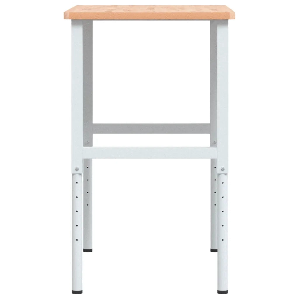 Banco da Lavoro 100x60x(71,5-98) cm Legno Faggio Rettangolare