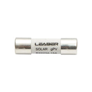 Fusibile cilindrico 10x38mm BX0234 per sistemi solari gPV, 15A, 1000V Leader