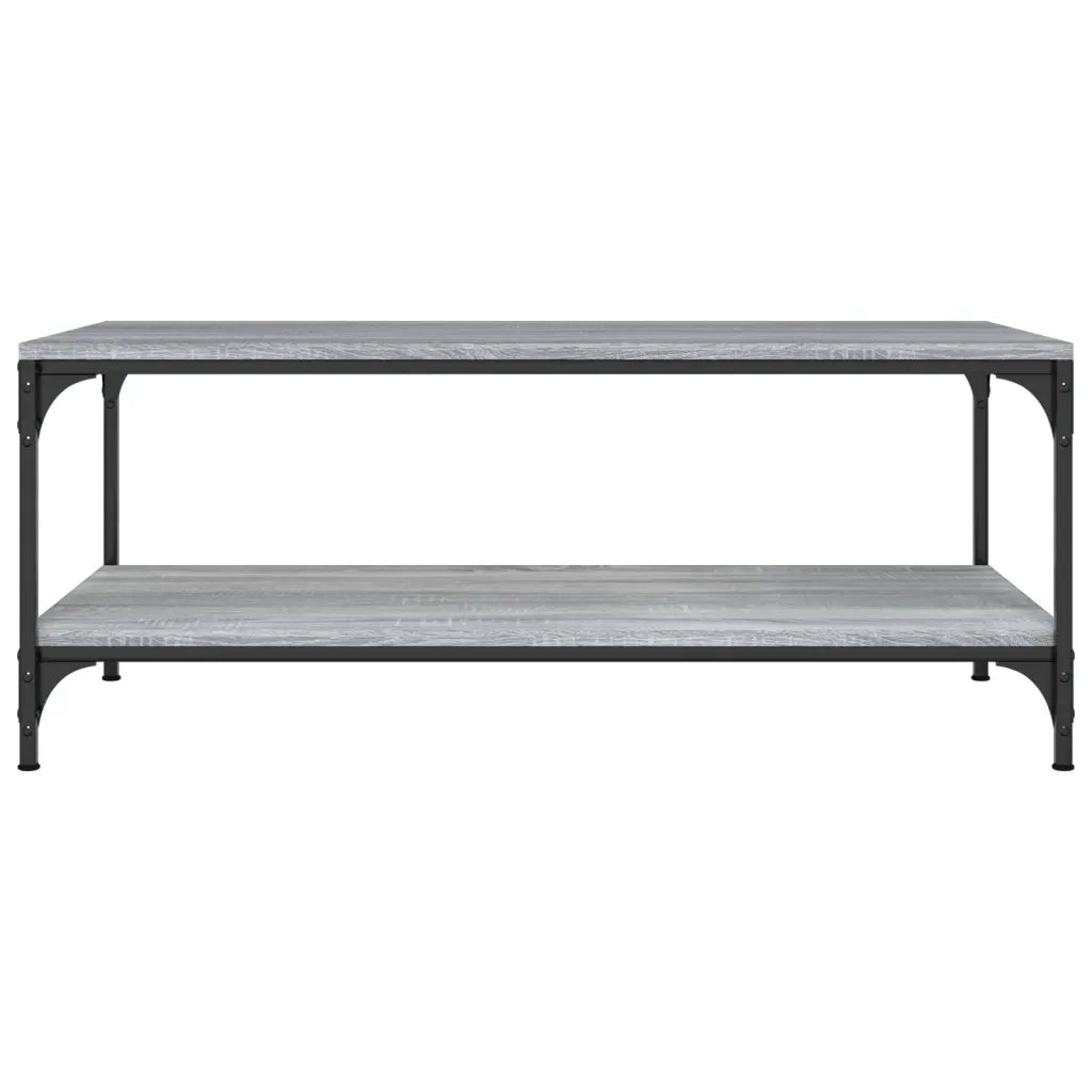 Tavolino da Salotto Grigio Sonoma 80x50x40 cm Legno Multistrato 819370