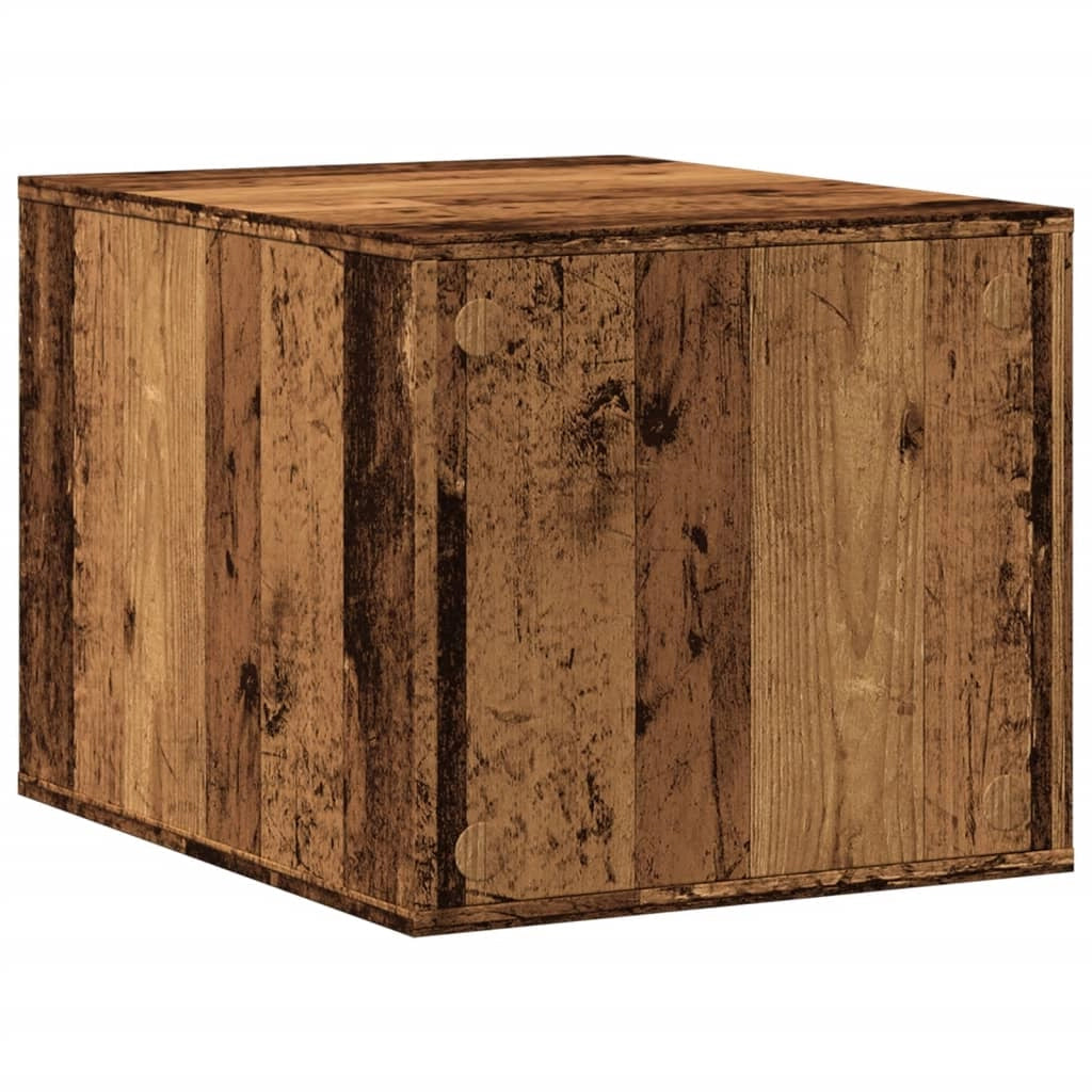 Mobiletto per lettiera per gatti legno vecchio legno marrone ingegnerizzato 02_0043346