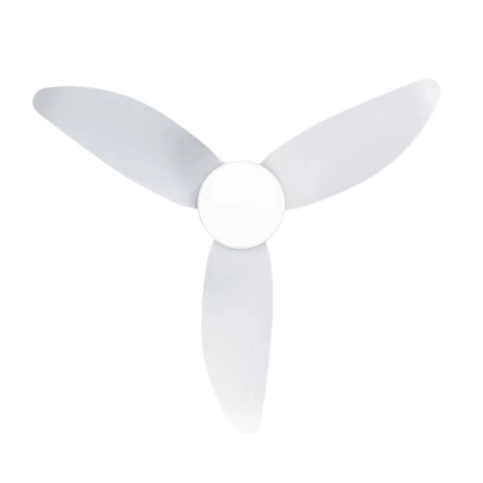 Ventilatore da soffitto 90 cm con luce LED, motore DC 18W, 6 velocità, telecomando incluso, funzione reversibile - SOGO