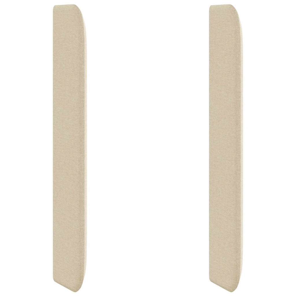 Orecchia della Testata Crema 80 x 16 x 4 cm Tessuto CFW4209721