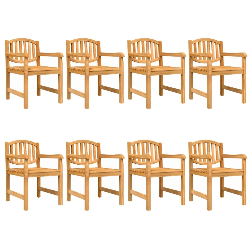 Set da Pranzo per Giardino 9 pz in Legno Massello di Teakcod mxl 117987