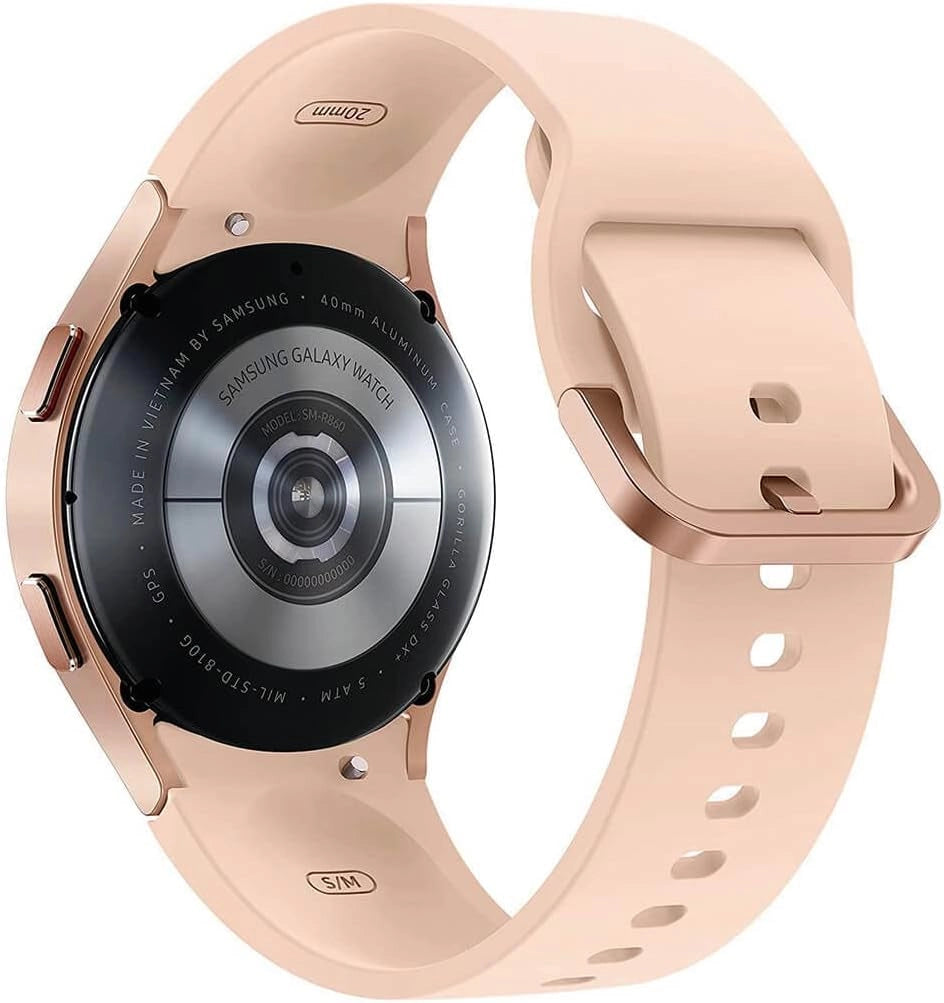 Samsung Galaxy Watch4 40mm Orologio Smartwatch, Monitoraggio Salute, Fitness Tracker, Batteria lunga durata, Bluetooth, 2021, Oro Rosa (Ricondizionato)