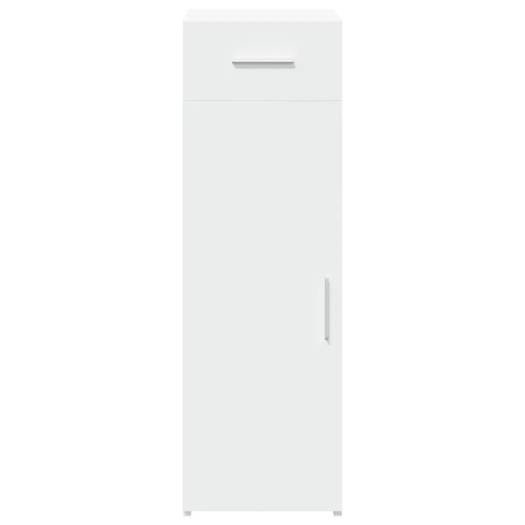 Credenza Bianca 30x42,5x93 cm in Legno Multistrato 846271
