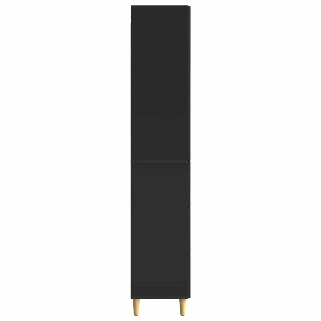 Set di armadi 2 pcs Nero 33 x 34,5 x 90 cm Legno ingegnerizzato