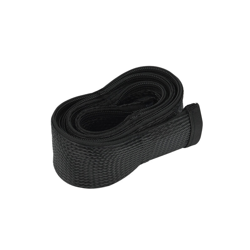 GUAINA RACCOGLICAVO CON ZIP D 25MMX1,5M NERO- 1,0 pz
