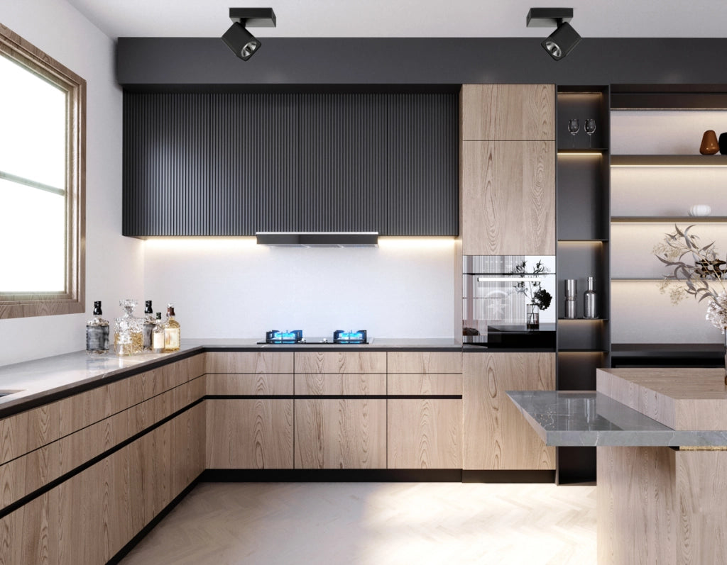 Faretto soffitto moderno nero orientabile LED 5W Aveiro Italux