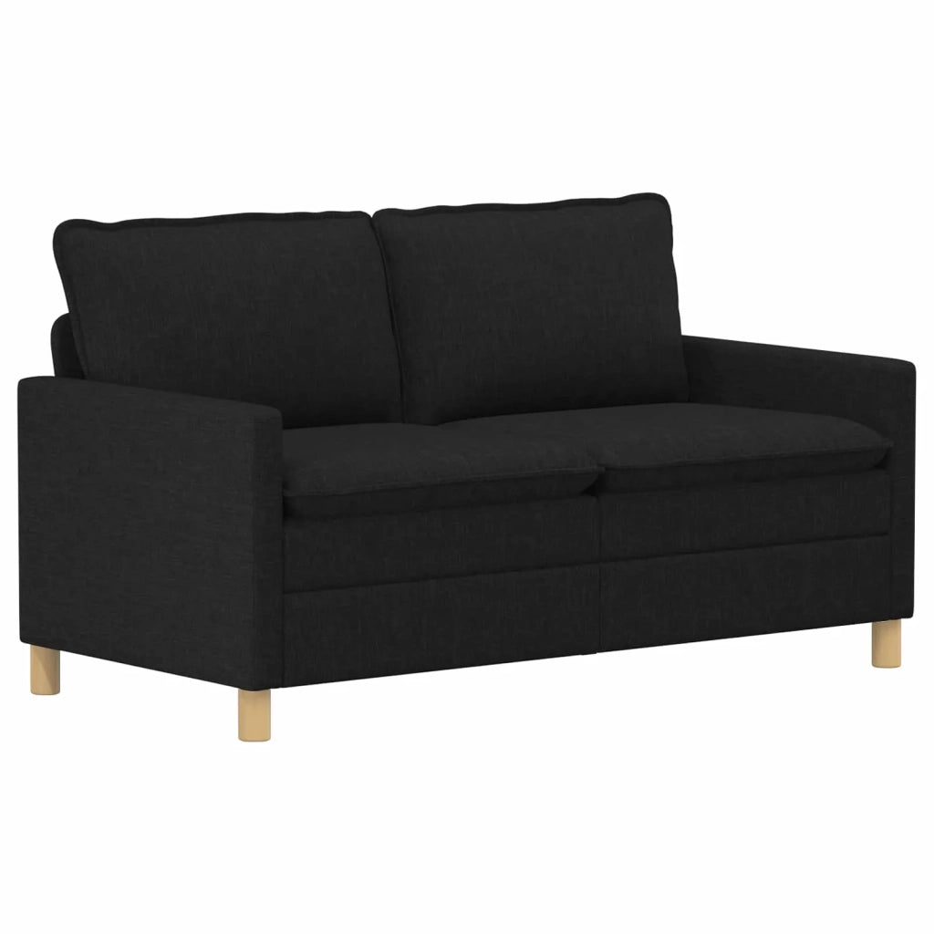 Set di divani 2 pz Nero Tessuto 3417061